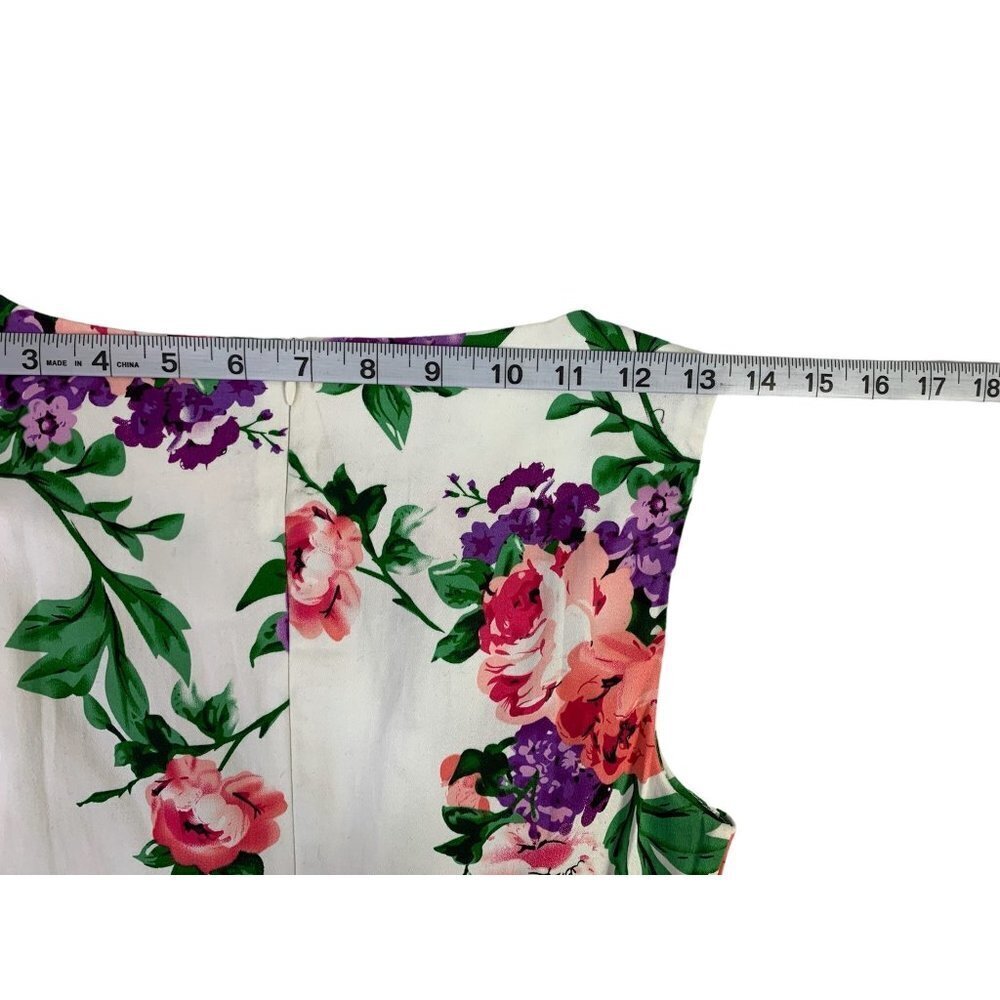 Grace Karin Women's Floral White Dress - Picture 5 of 7
